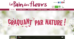 Desktop Screenshot of lepaindesfleurs.fr